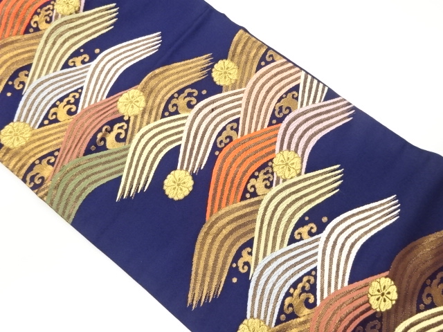 JAPANESE NAGOYA OBI / WOVEN SAKURA